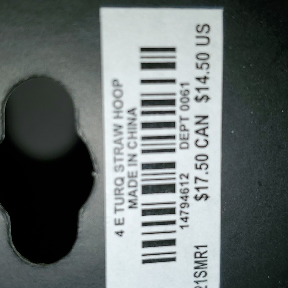 Torrid Teal Earrings NWT - Picture 2 of 2